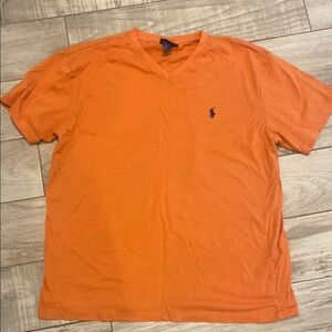 Polo by Ralph Lauren Men's Bright Orange Tee